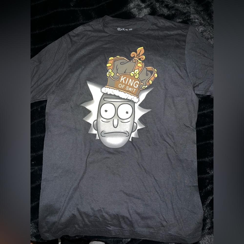 Rick and Morty Black Graphic T-Shirt